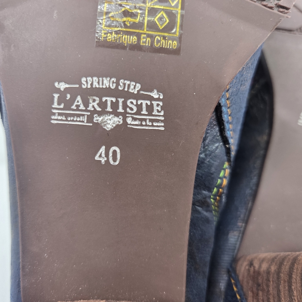 L'ARTISTE Bestlove Boots Navy Multi Women's EU 40 - Picture 7 of 11